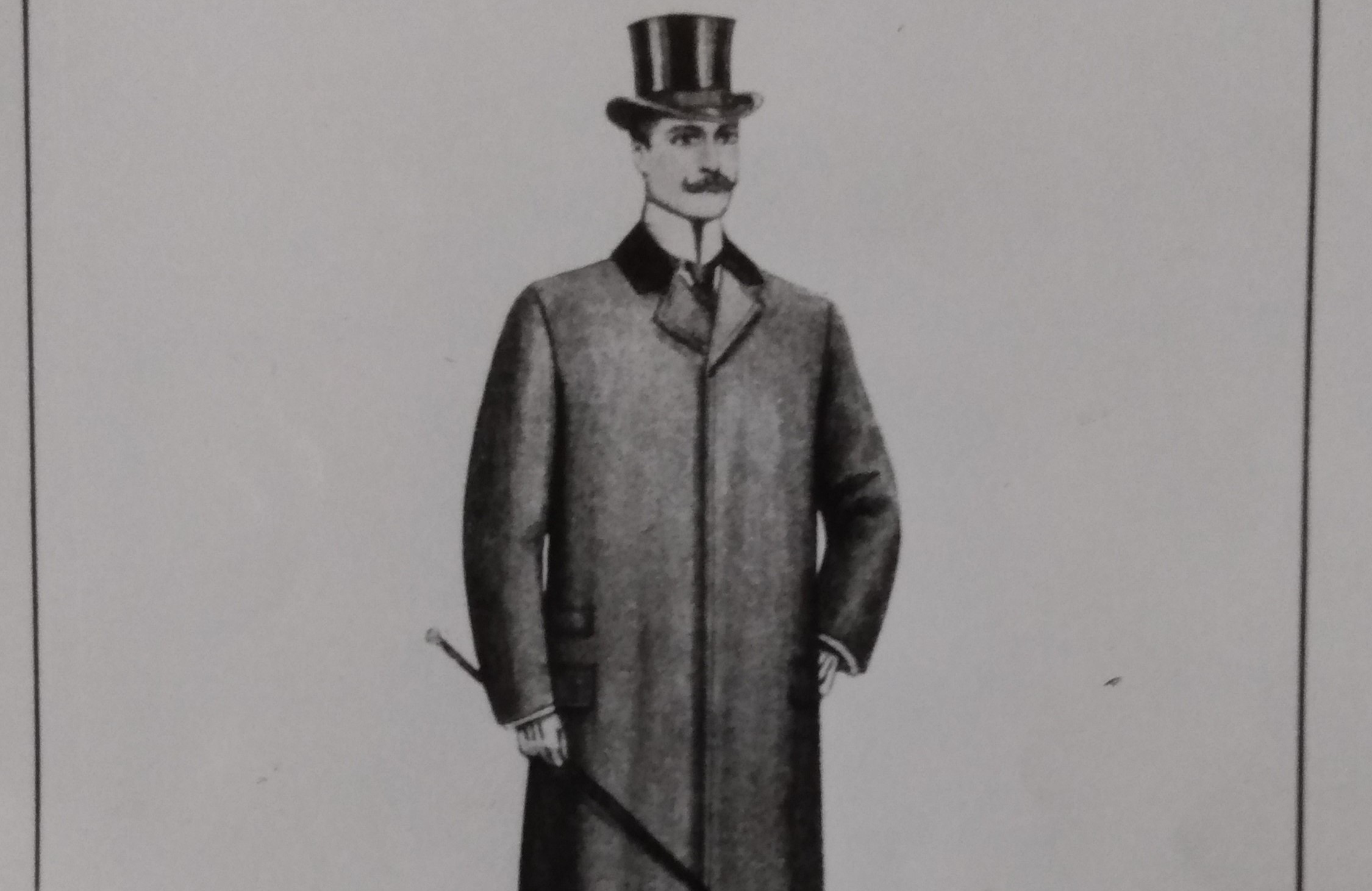 A gent’s single-breasted Chesterfield, for sale in the Kay’s catalogue (13th edition)