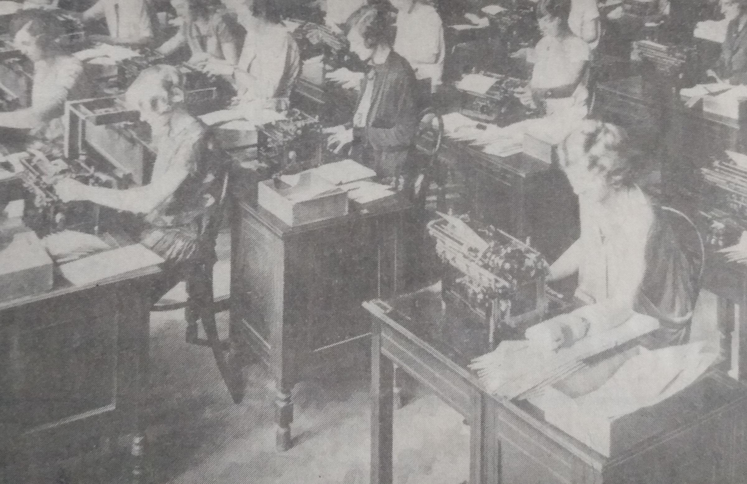 In the very early days, Kays employed more than 40 typists, all using Underwood machines