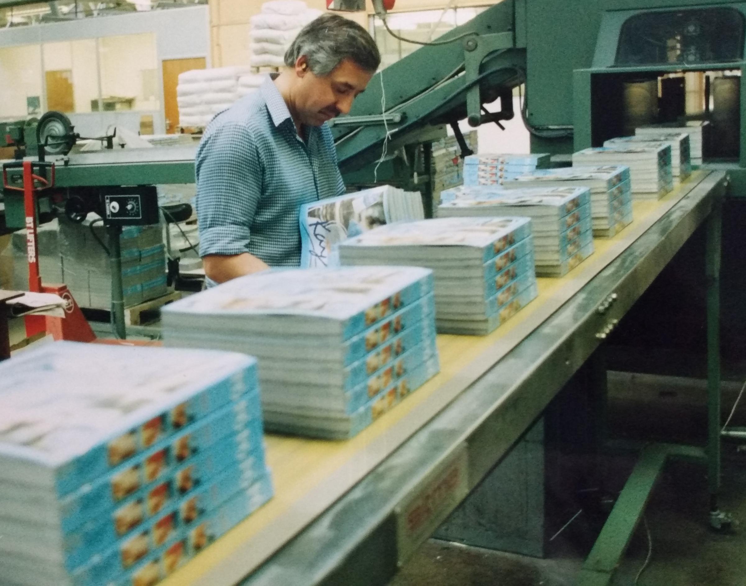 The catalogues on their way for distribution in August 1996