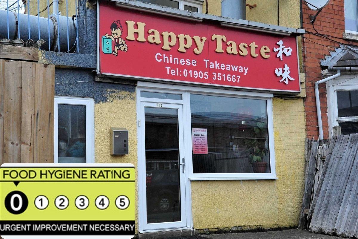 Worcester Chinese Takeaway Happy Taste Is Further Downgraded To Zero Rating Worcester News