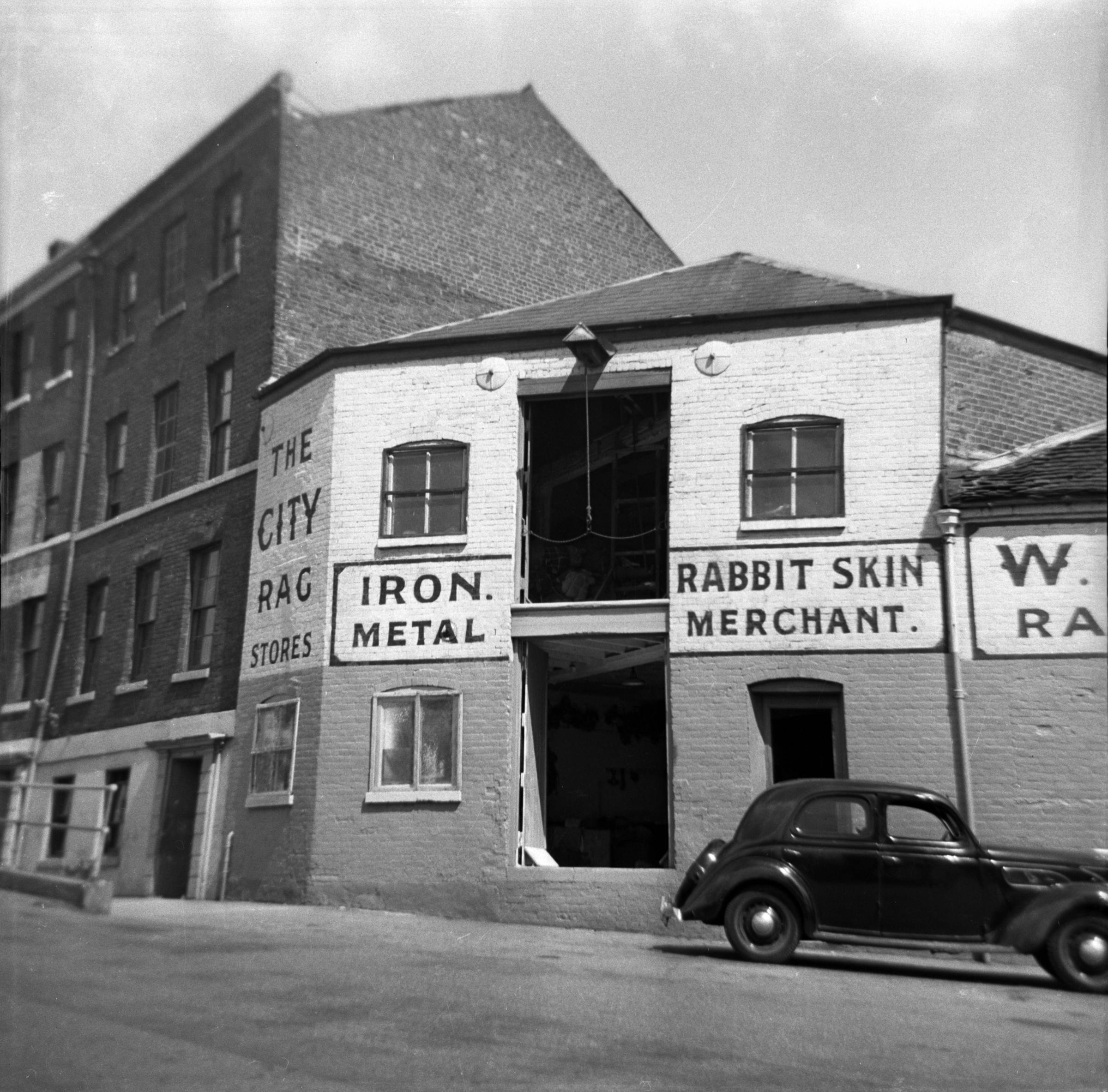 Prosser’s Rag and Bone Merchants on South Quay in the 1950s