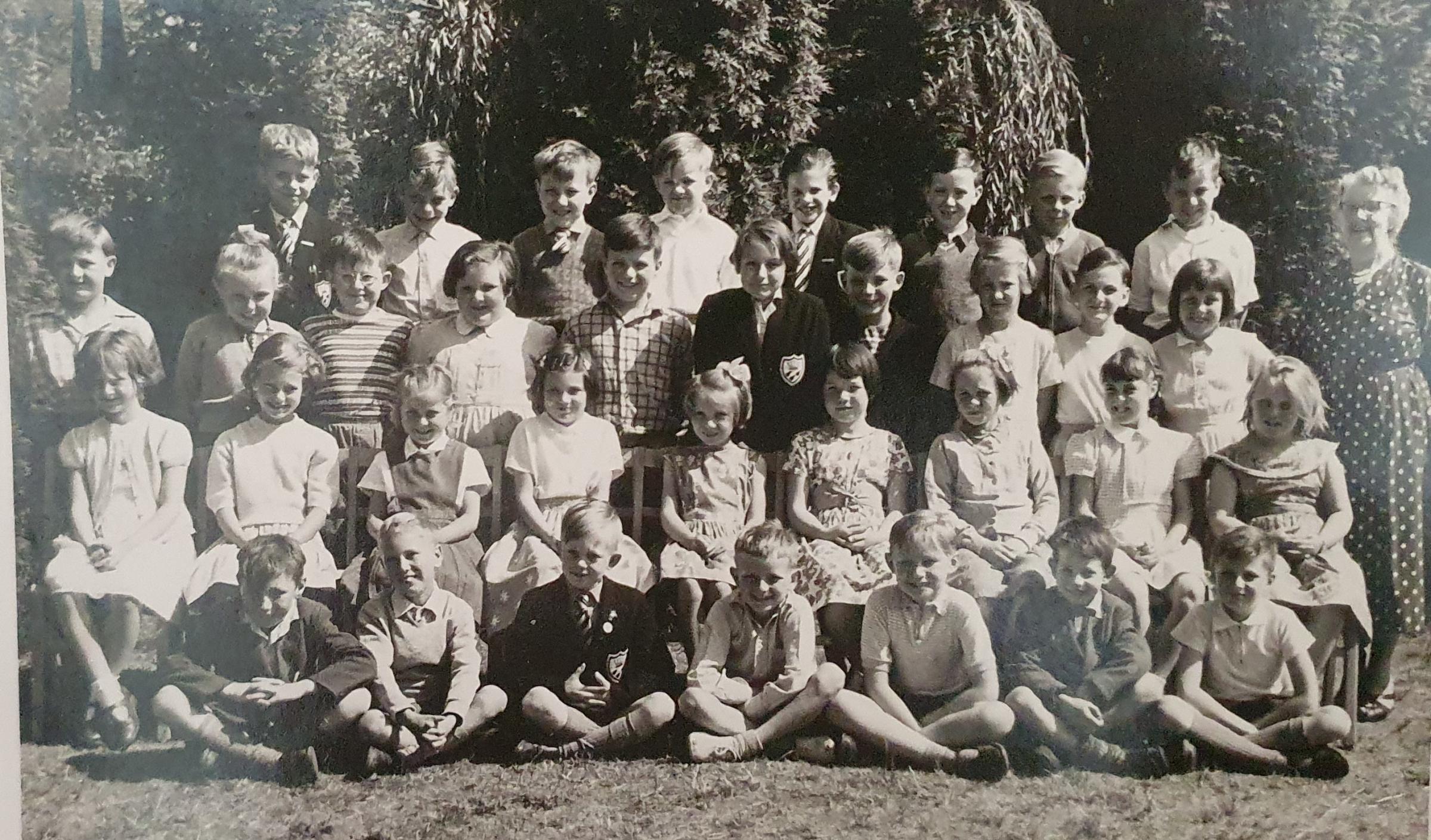 Class 3, St Stephen’s School, 1960. The class teacher was Mrs Bars and Royston can be seen, third from the right in the front row