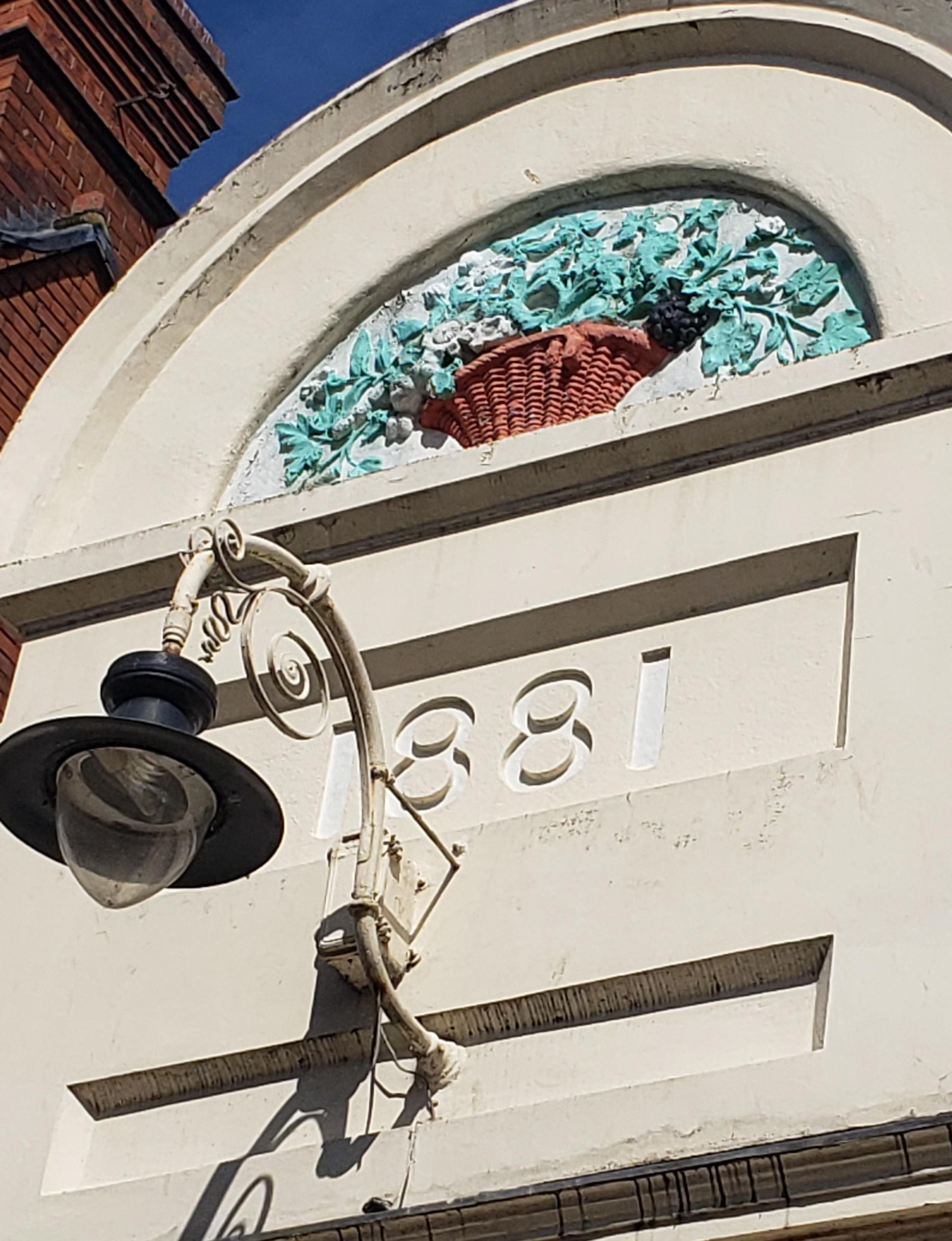 A decorative pediment above the entrance to this building Below right, you’ll be cross with yourself if you don’t recognise this building