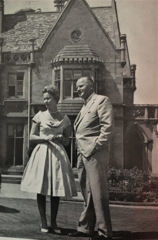 Sir George Dowty and his second wife Lady Marguerite, who was Canadian and 24 years younger