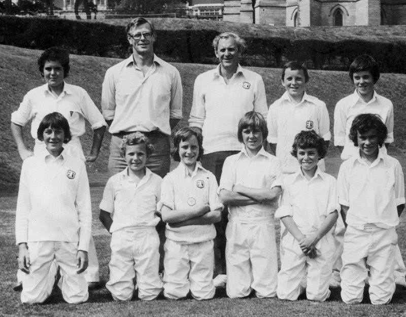 The couples eldest son Mark Grundy (top right) touring the country with Worcester City after winning a competition